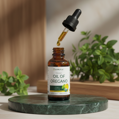 Aceite de Orégano Orgánico Carlyle | Apoyo Inmune y Balance Intestinal